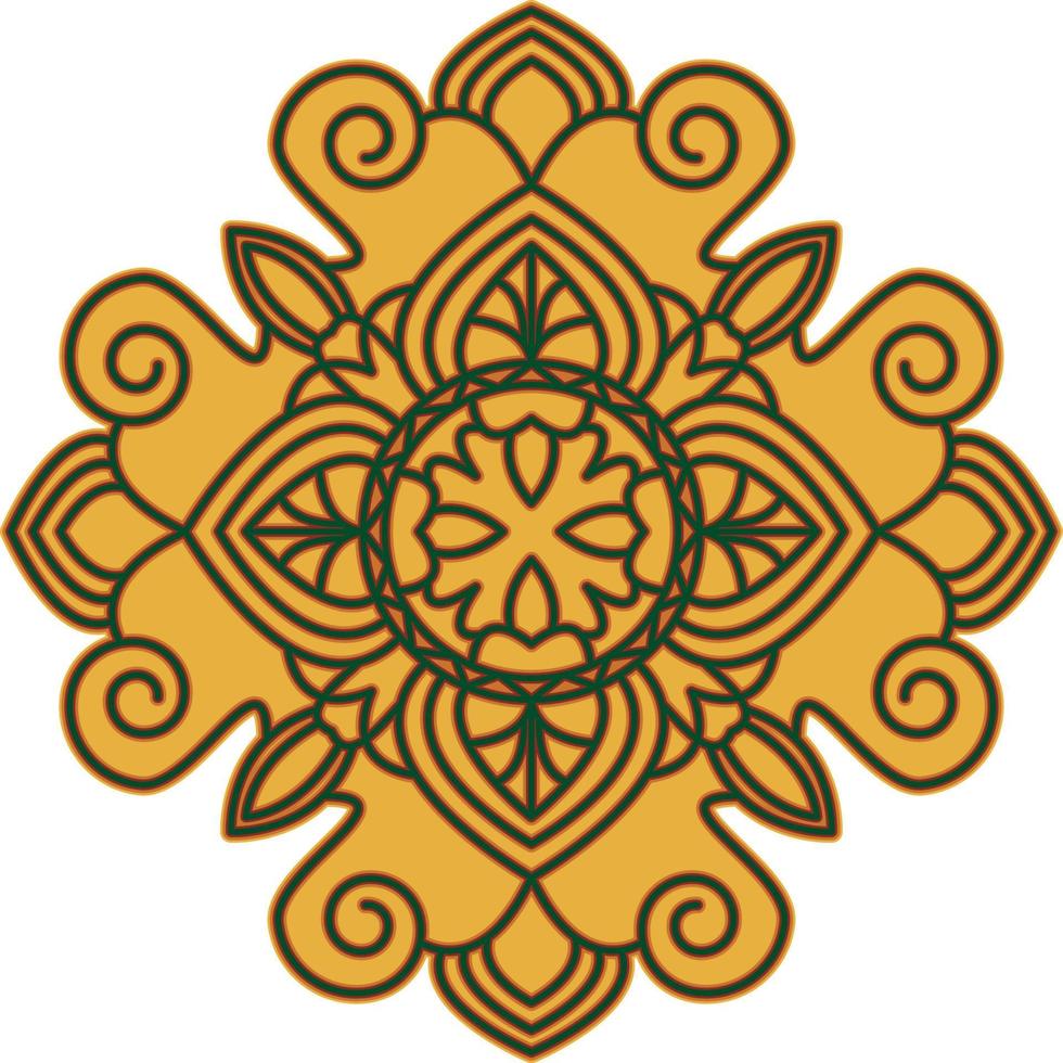 3D Mandala Multilayered Cut File SVG vector