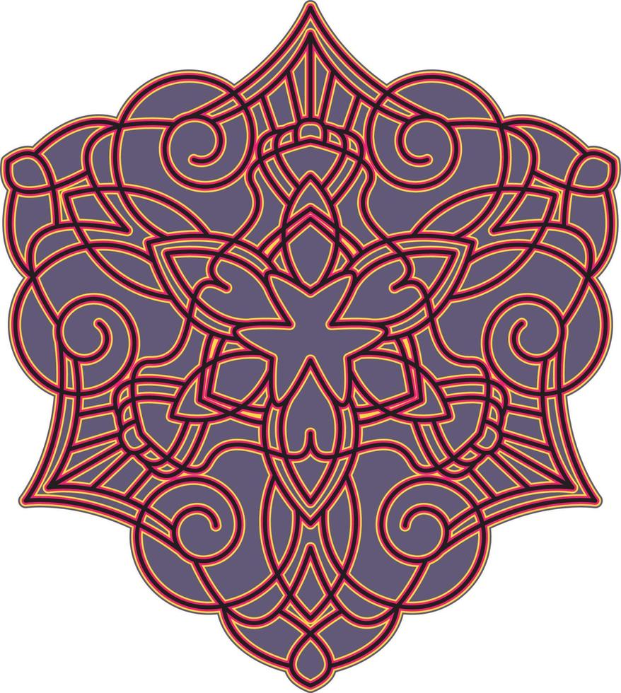 3D Mandala Multilayered Cut File SVG vector