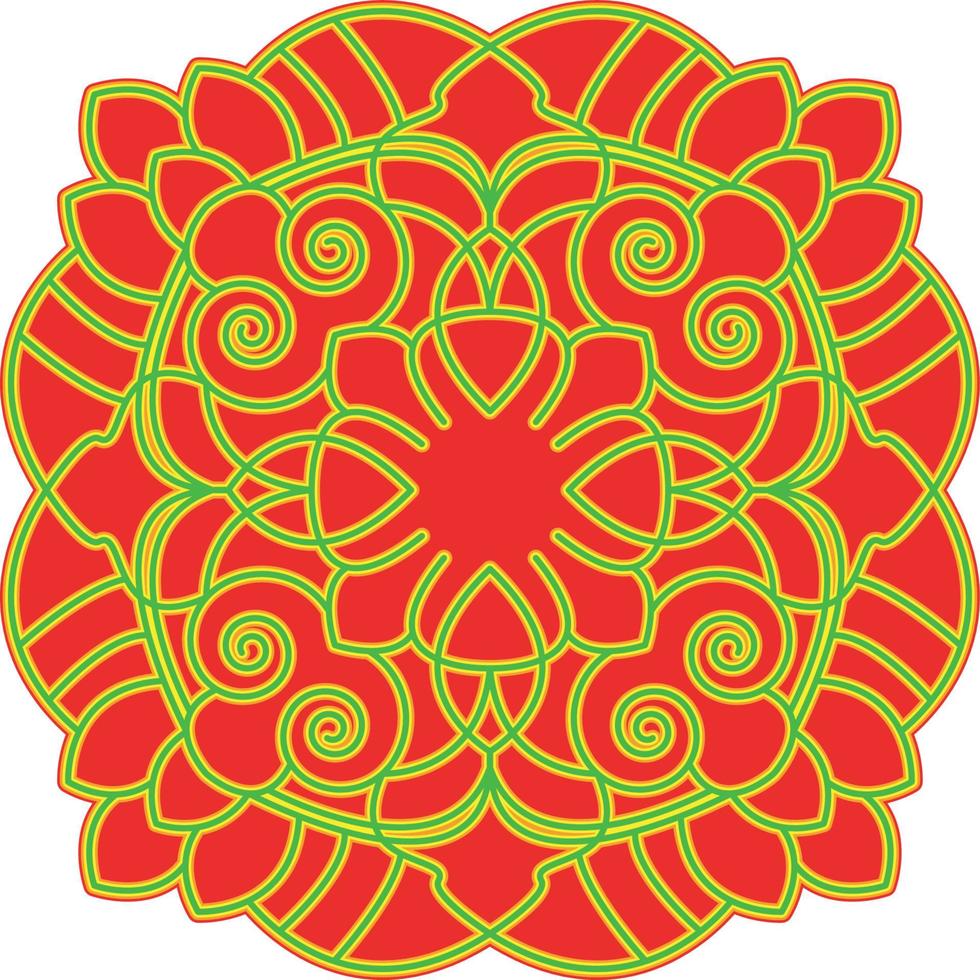 3D Mandala Multilayered Cut File SVG vector