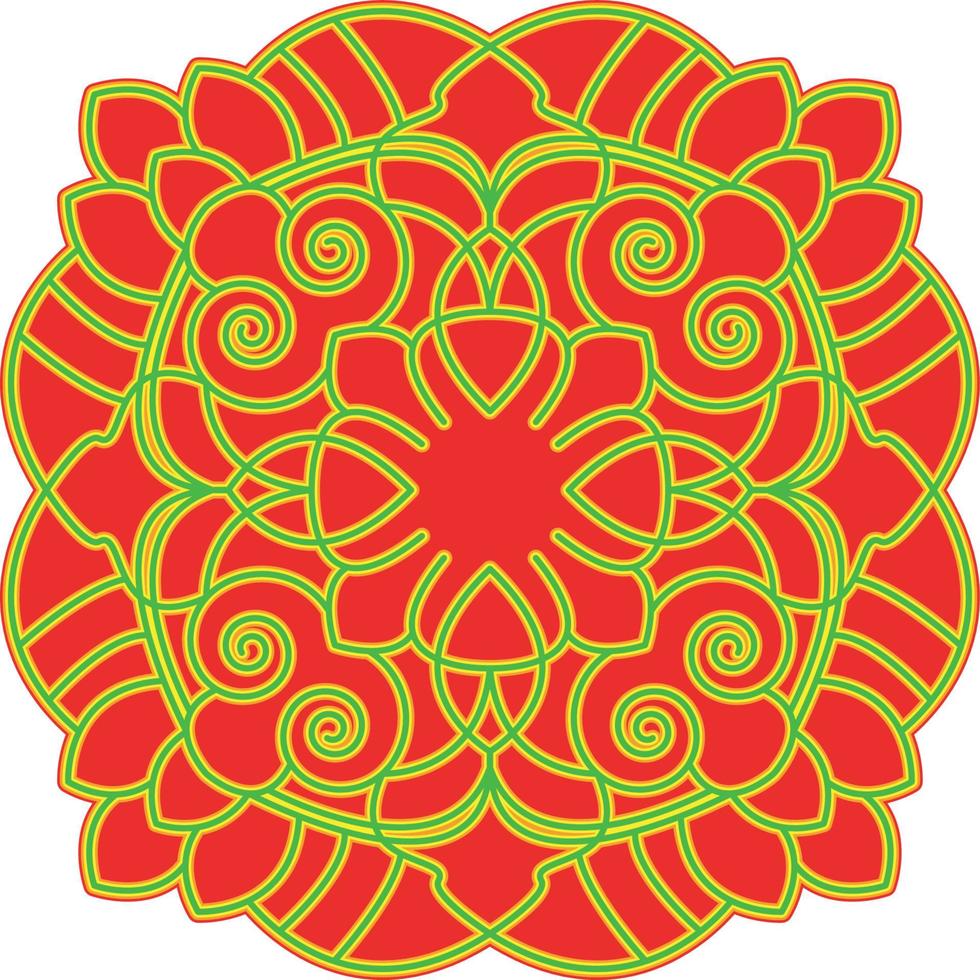 3d mandala multicapa cortar archivo svg vector