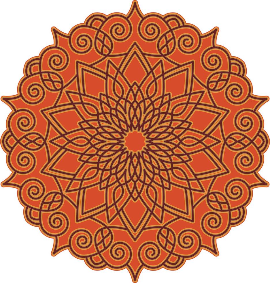 3D Mandala Multilayered Cut File SVG vector