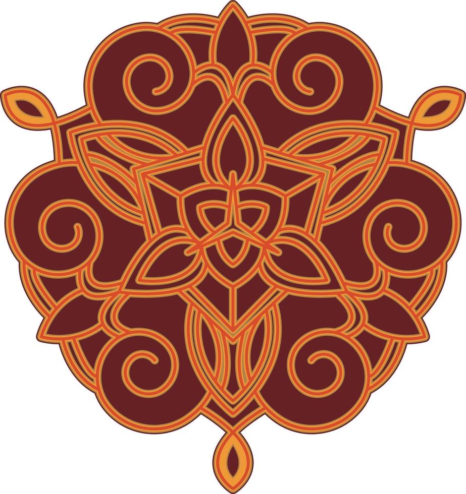 3D Mandala Multilayered Cut File SVG vector