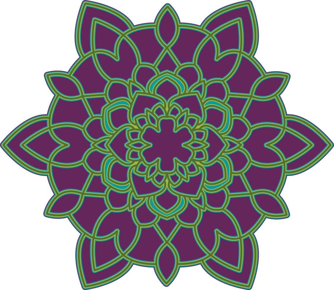 3D Mandala Multilayered Cut File SVG vector