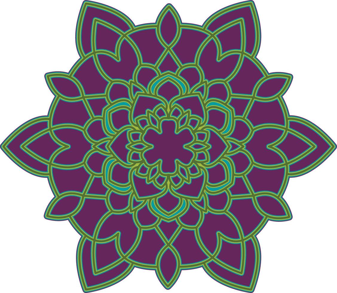 3D Mandala Multilayered Cut File SVG vector