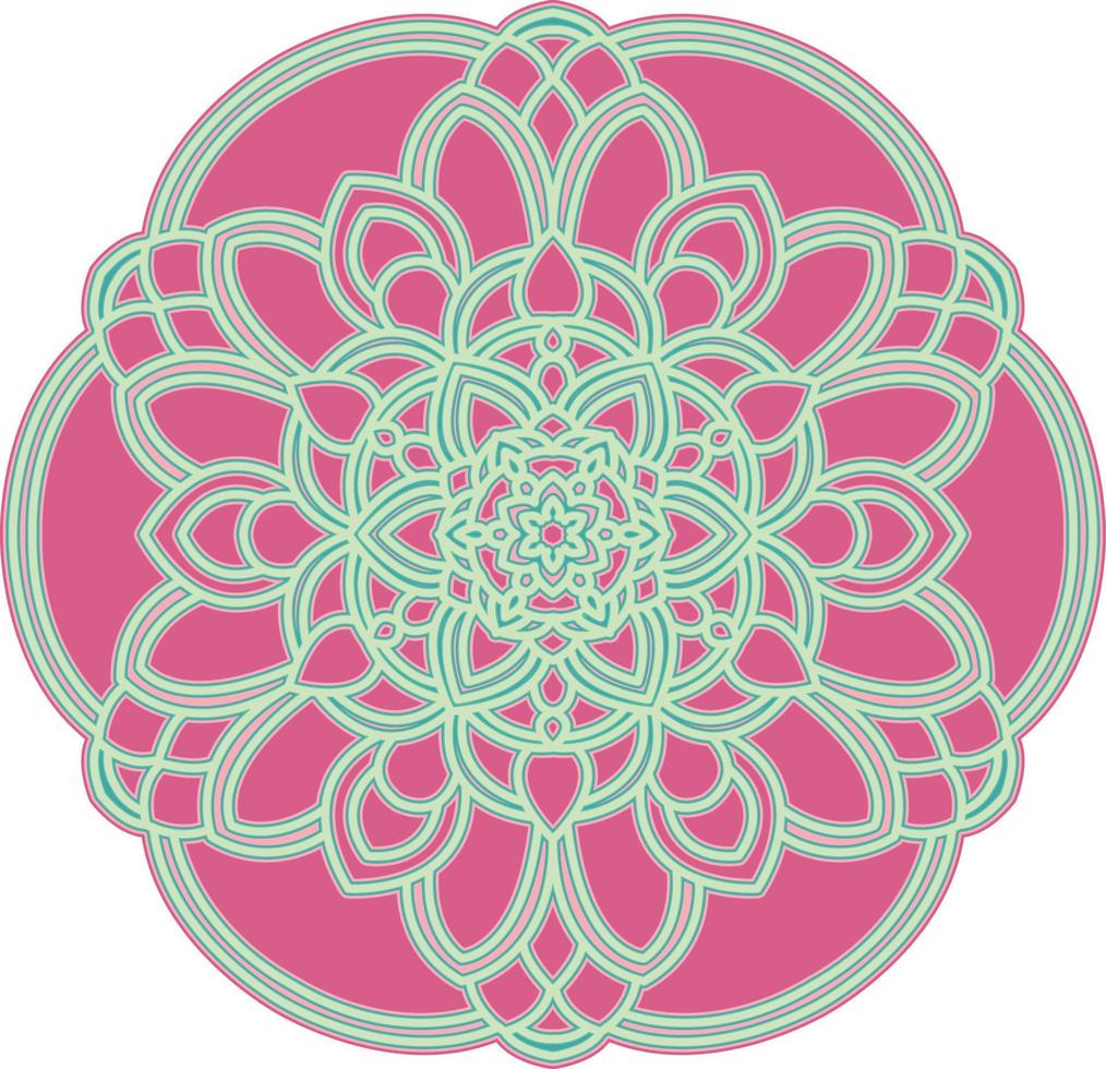 3d mandala multicapa cortar archivo svg vector