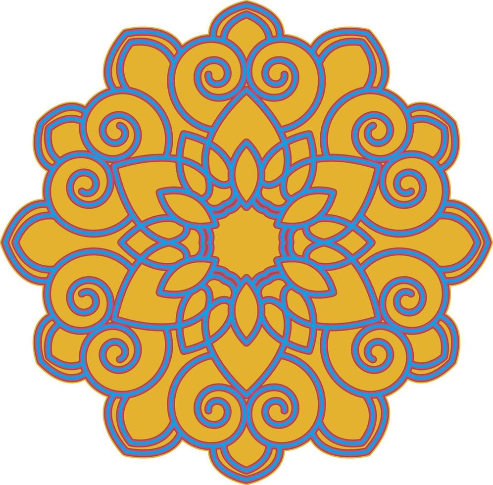 3D Mandala Multilayered Cut File SVG vector