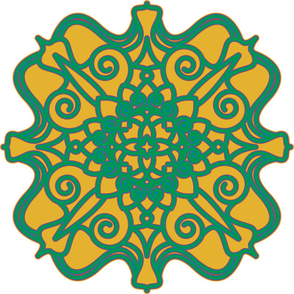 3D Mandala Multilayered Cut File SVG vector