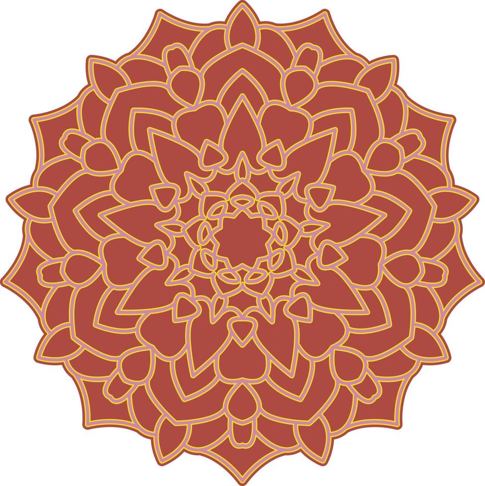 3D Mandala Multilayered Cut File SVG vector