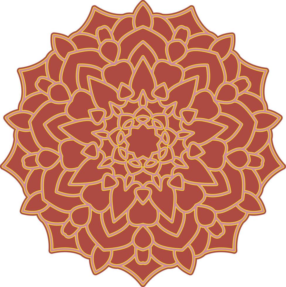 3D Mandala Multilayered Cut File SVG vector