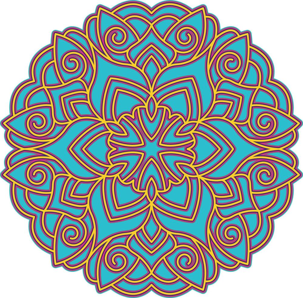 3D Mandala Multilayered Cut File SVG vector