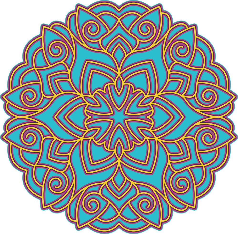 3d mandala multicapa cortar archivo svg vector