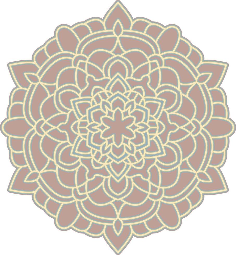 3D Mandala Multilayered Cut File SVG vector