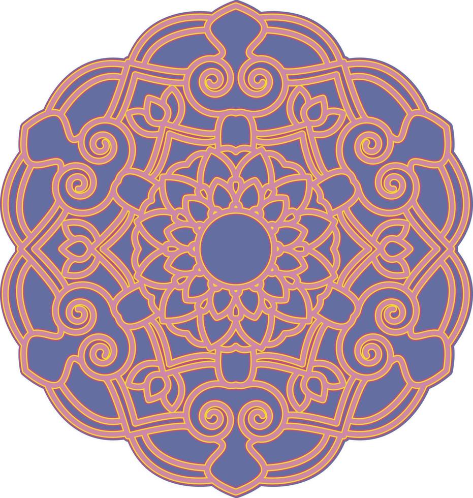 3D Mandala Multilayered Cut File SVG vector