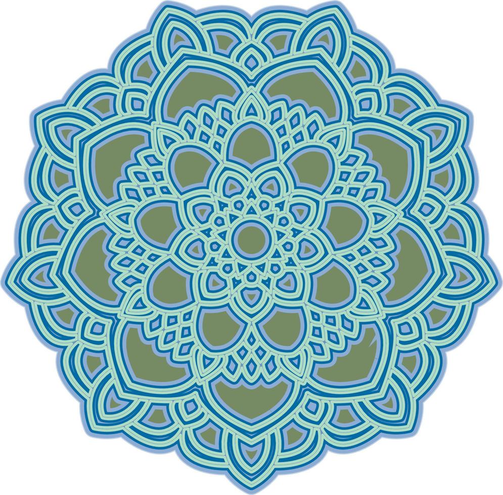 3D Mandala Multilayered Cut File SVG vector