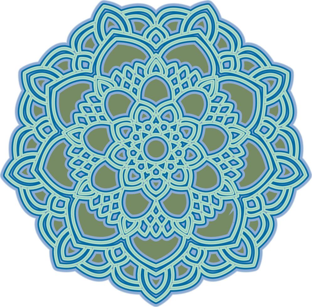 3d mandala multicapa cortar archivo svg vector