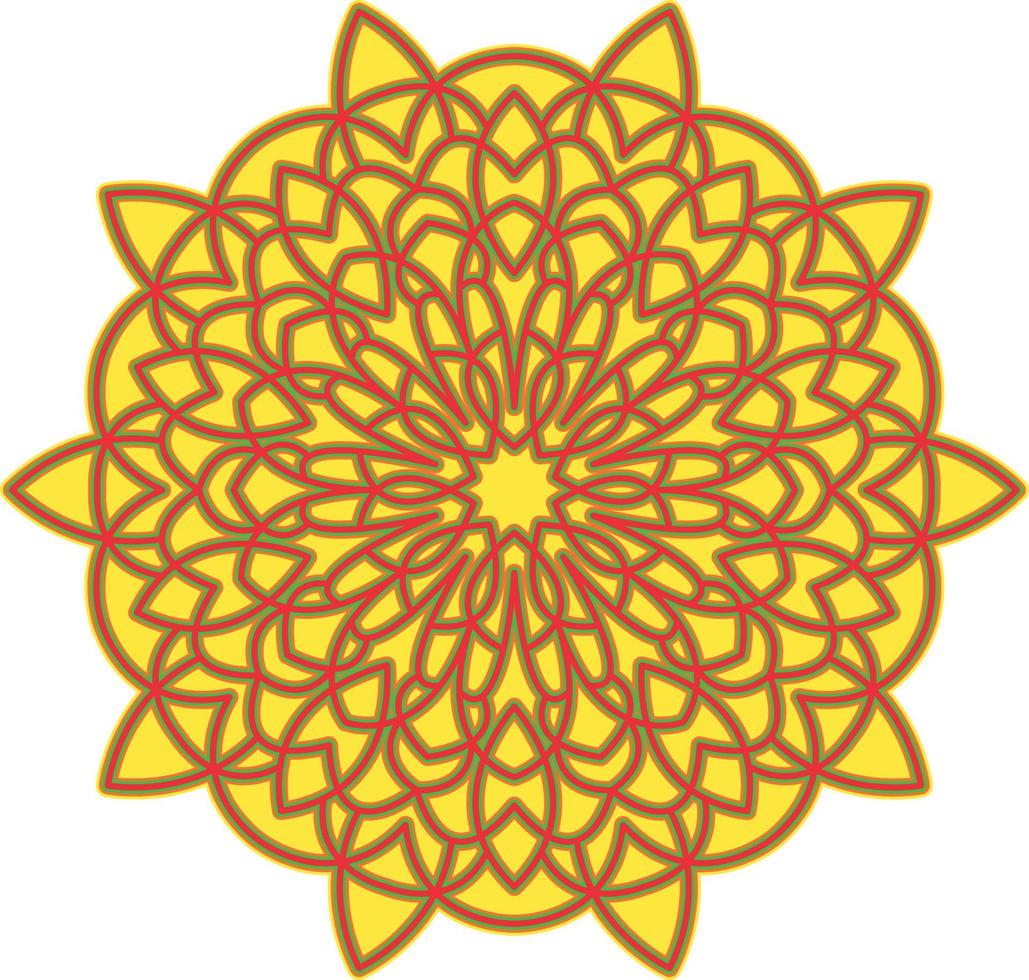 3D Mandala Multilayered Cut File SVG vector