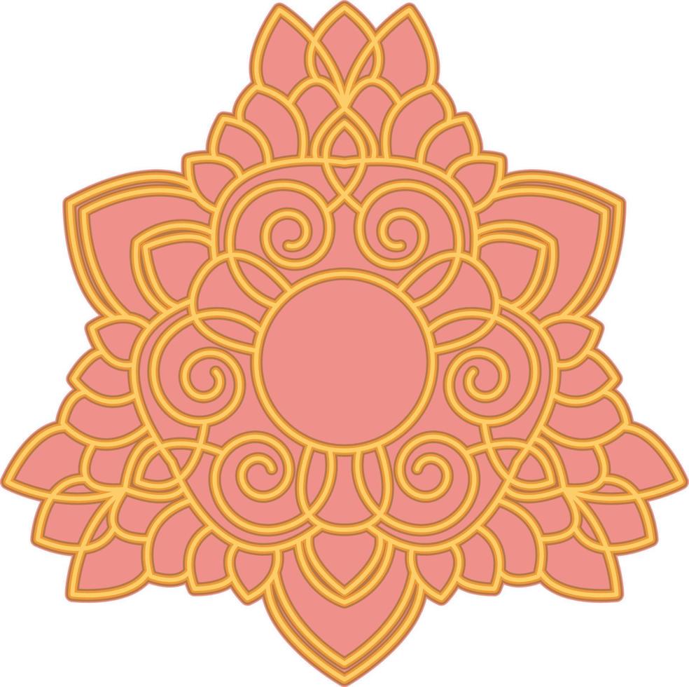 3D Mandala Multilayered Cut File SVG vector