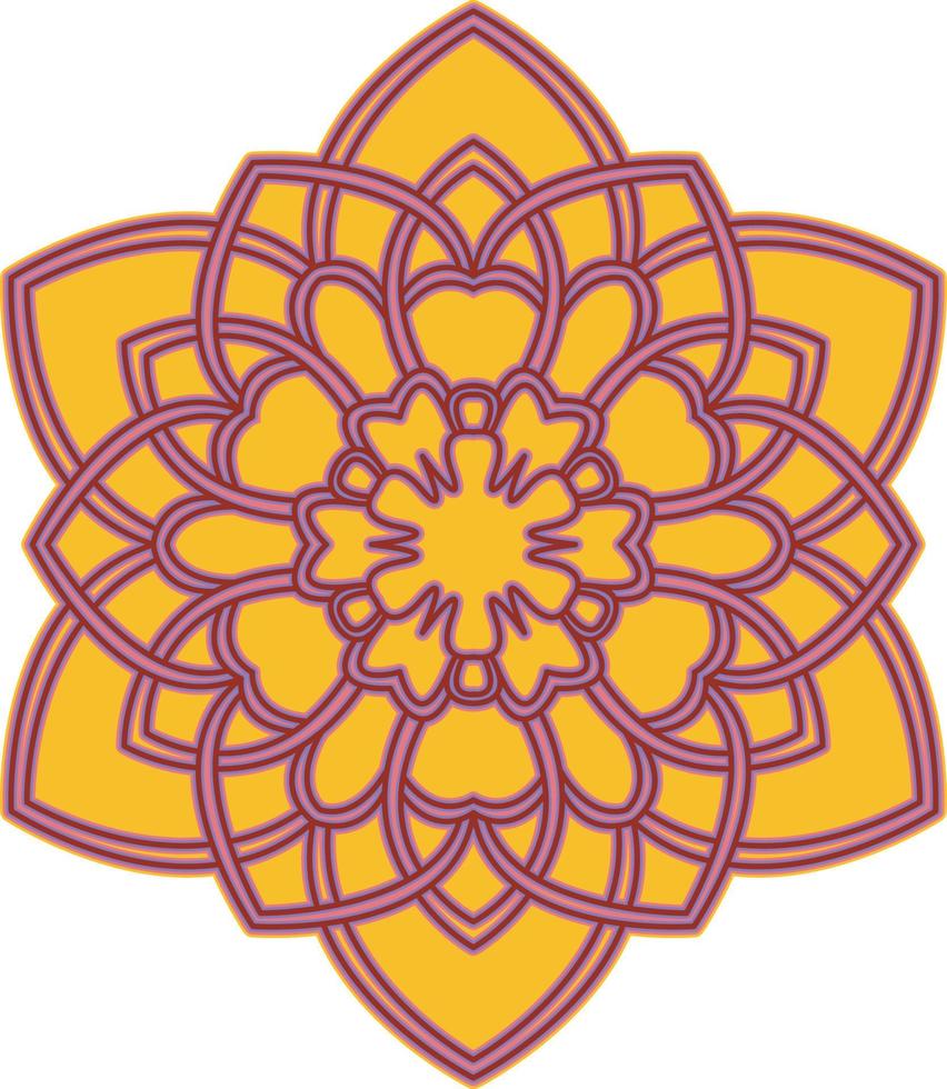 3D Mandala Multilayered Cut File SVG vector