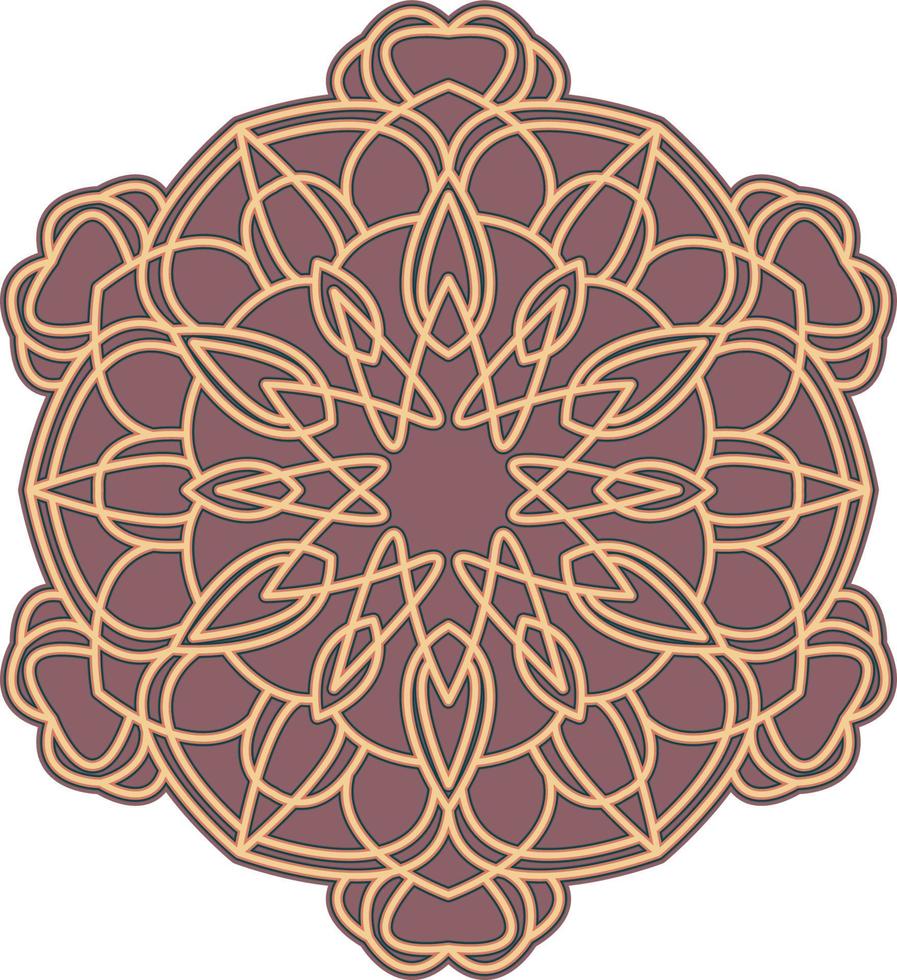 3D Mandala Multilayered Cut File SVG vector