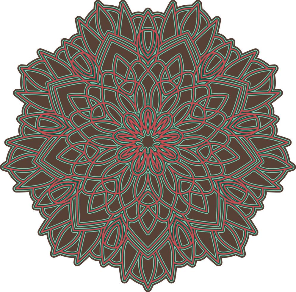 3D Mandala Multilayered Cut File SVG vector