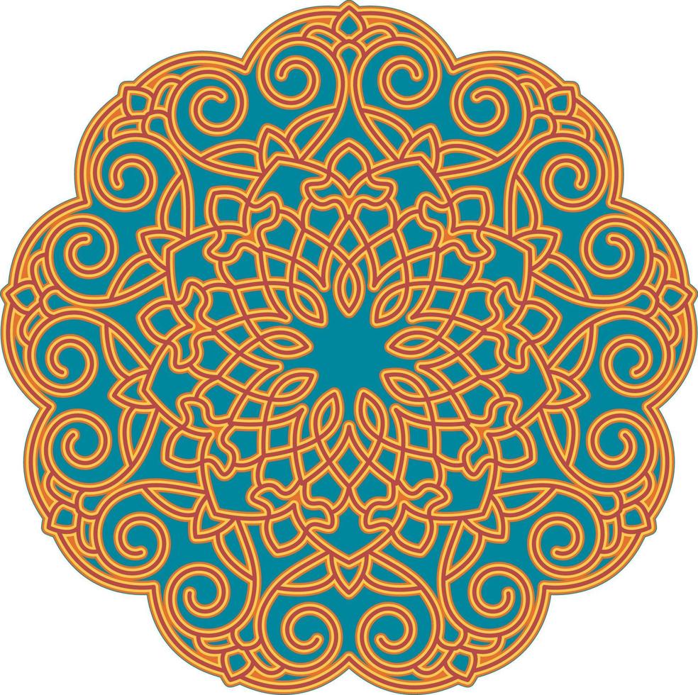3D Mandala Multilayered Cut File SVG vector