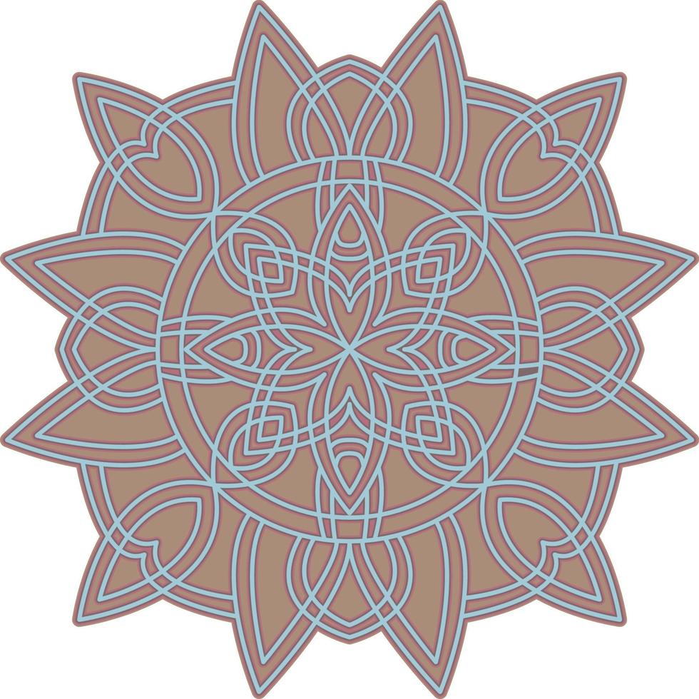 3D Mandala Multilayered Cut File SVG vector