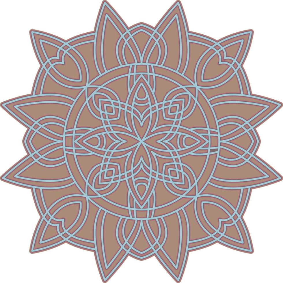 3d mandala multicapa cortar archivo svg vector