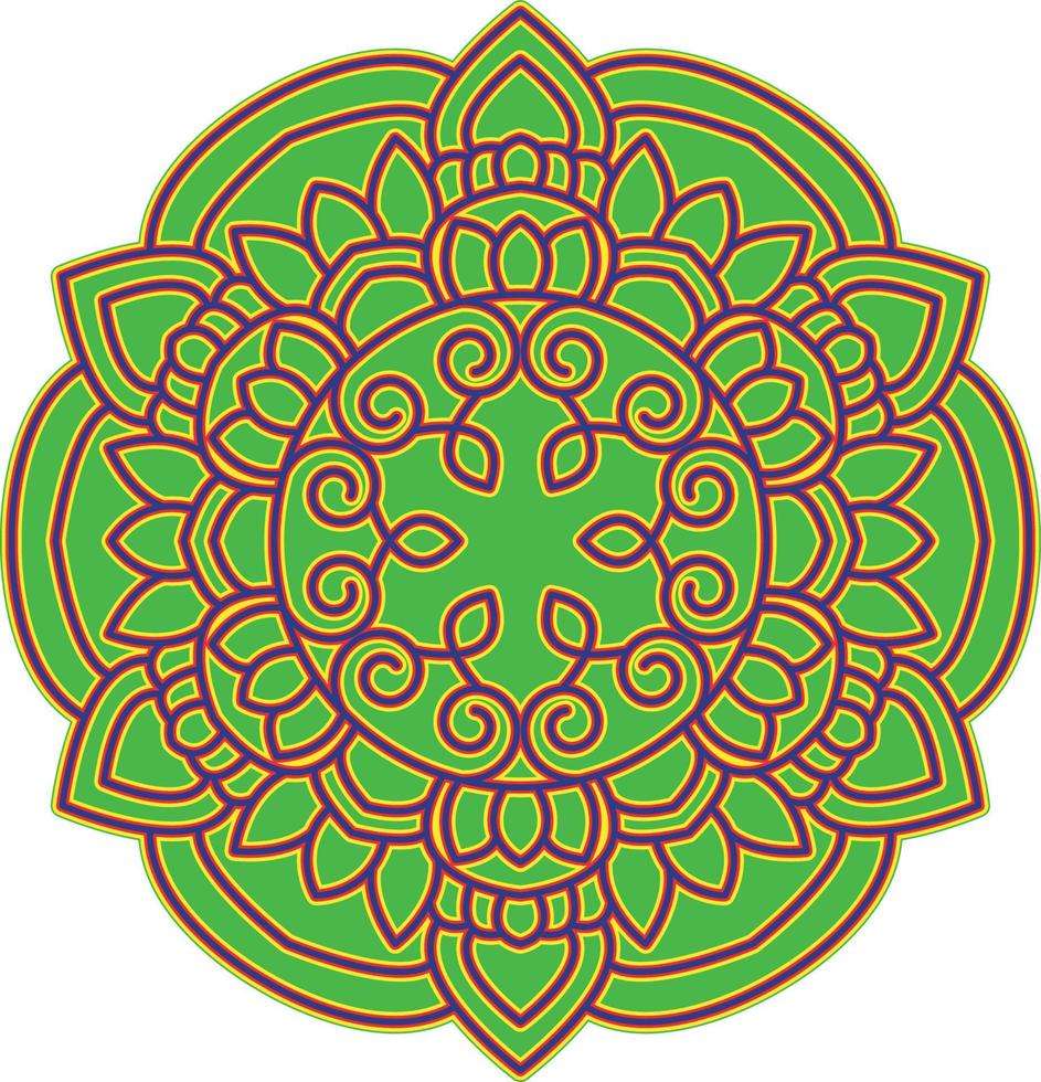 3D Mandala Multilayered Cut File SVG vector