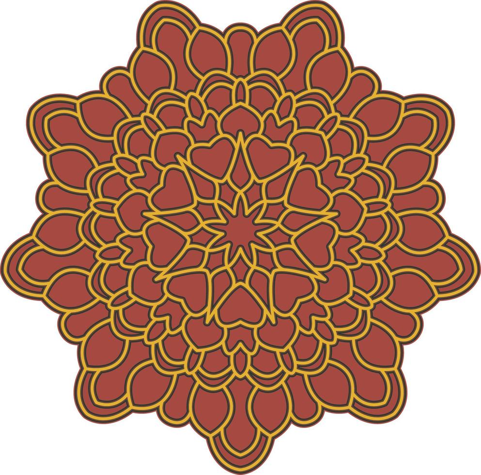 3D Mandala Multilayered Cut File SVG vector