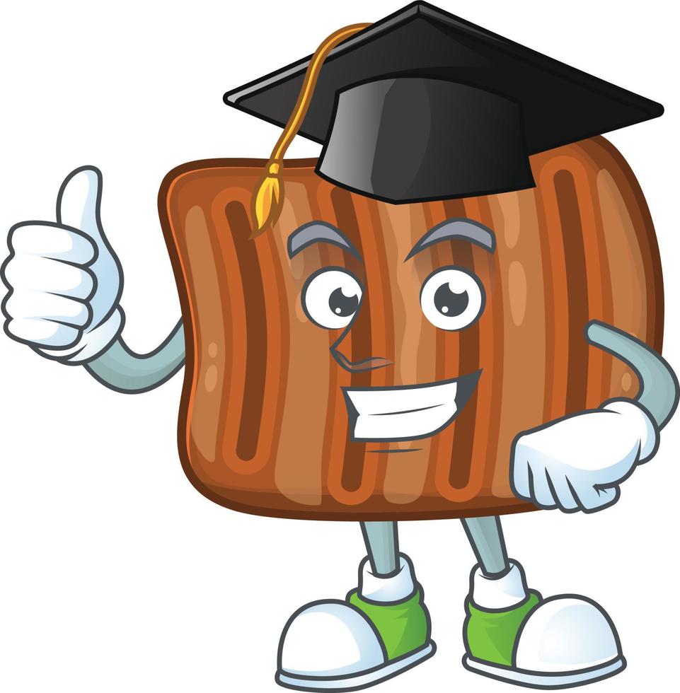 A cartoon character of roasted beef vector