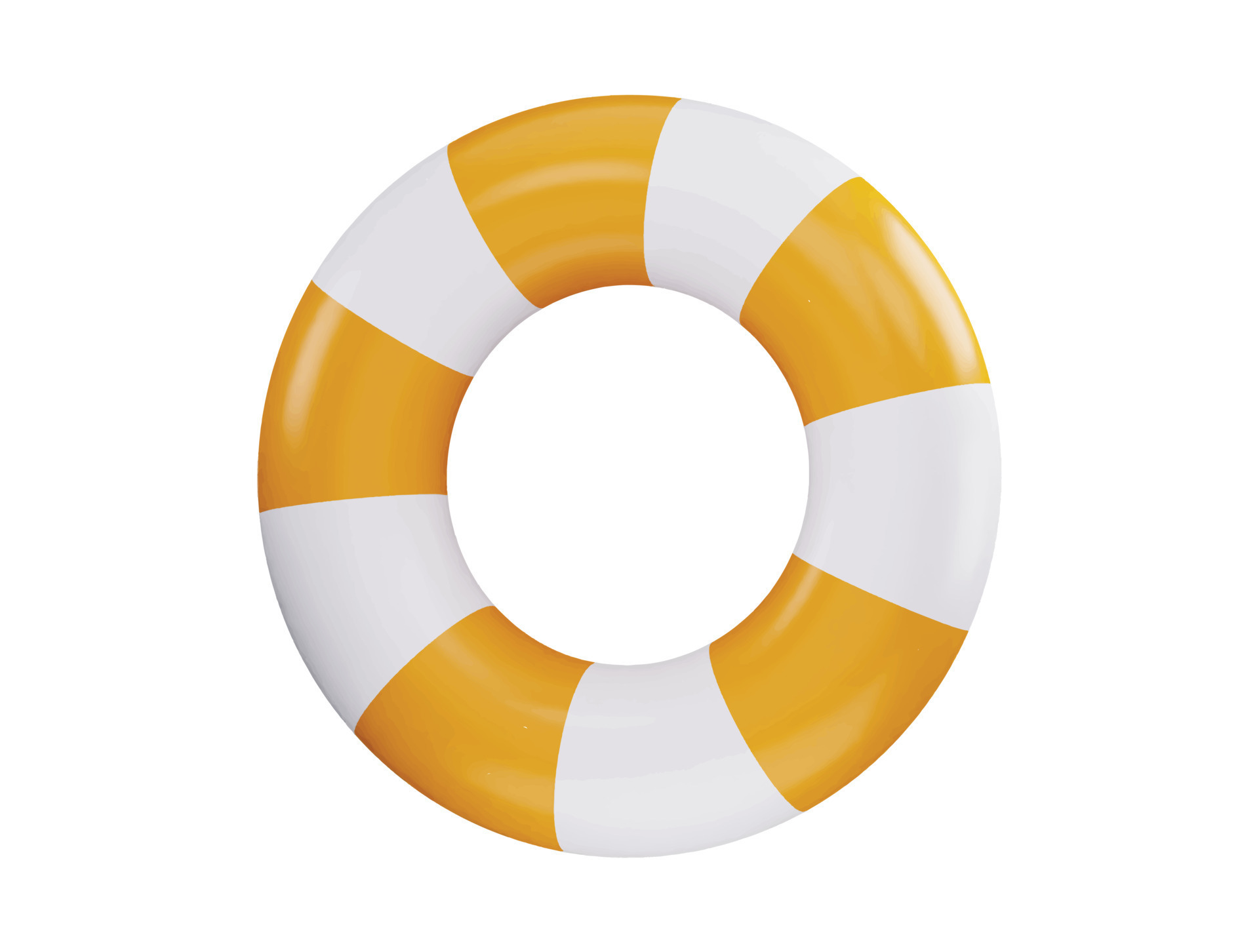 Safety ring for help rescue life or save lifebuoy isolated on white