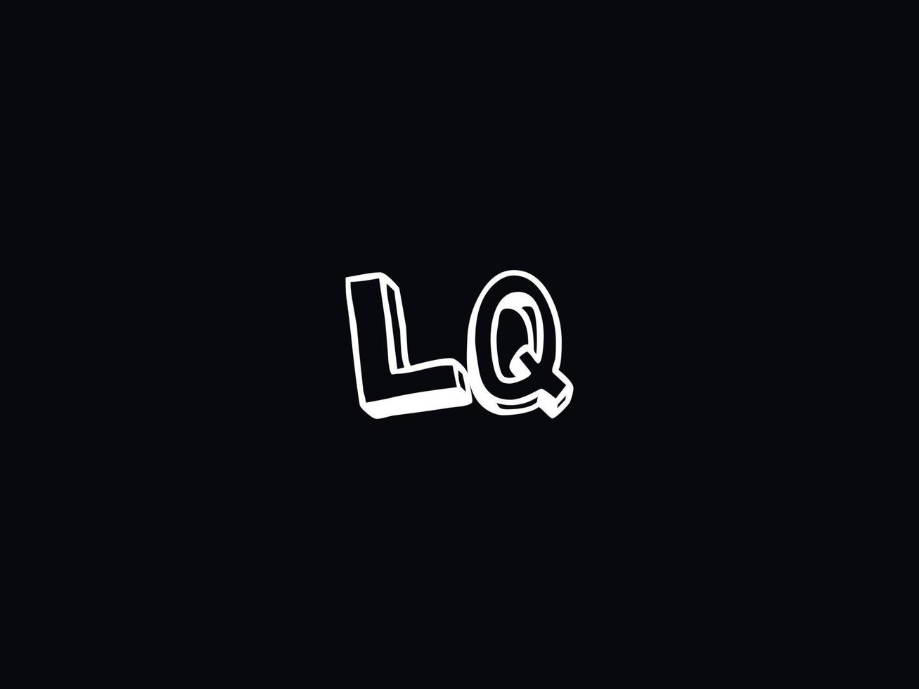 moderno lq ql logo letra vector icono diseño