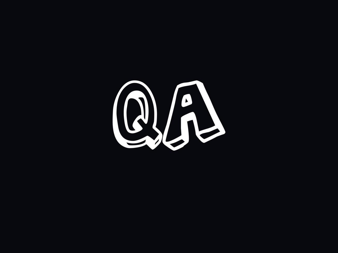 Premium Qa Letter Logo, Unique QA Logo Icon Vector Stock