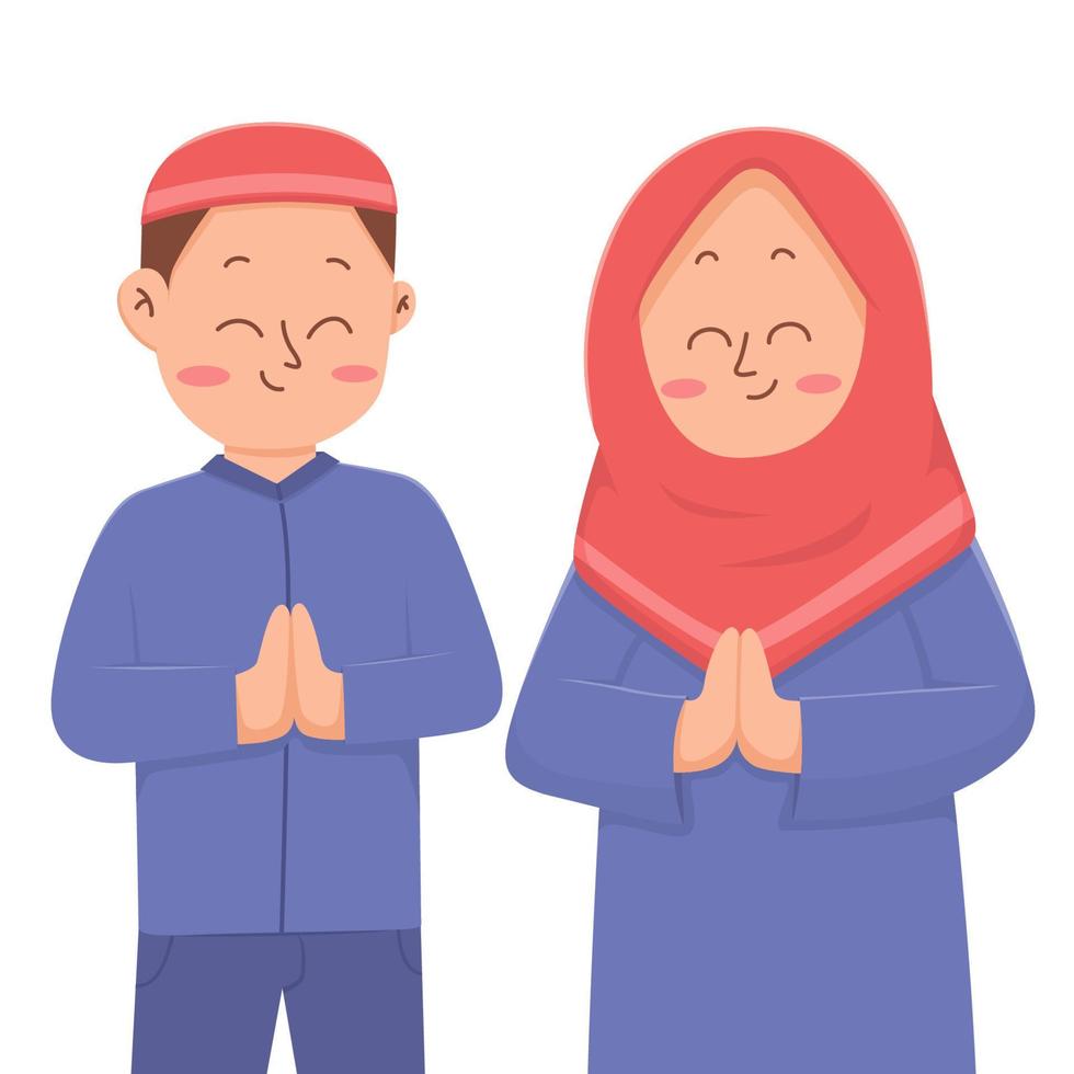 Ramadhan greeting illustration vector