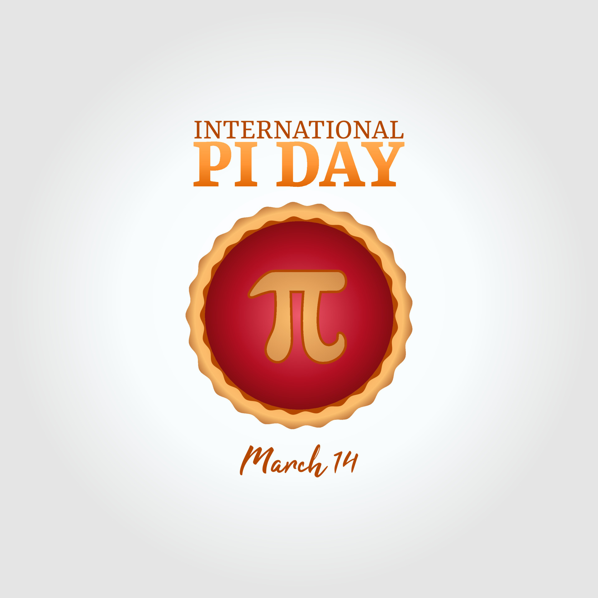 vector graphic of international pi day good for international pi day