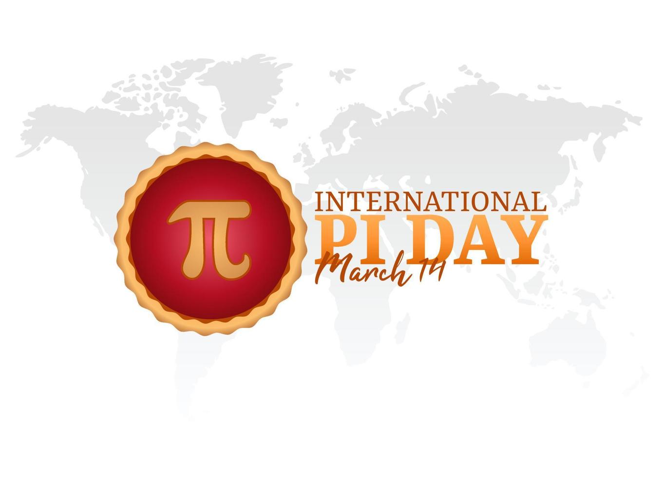 vector graphic of international pi day good for international pi day