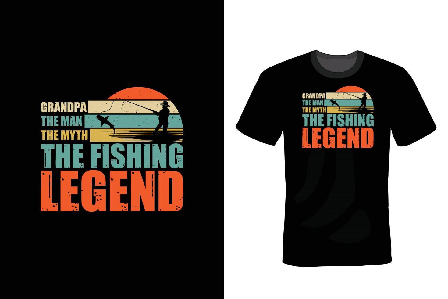 Fishing T shirt design, vintage, typography vector