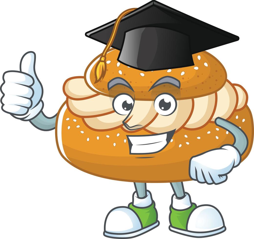 A cartoon character of semla vector
