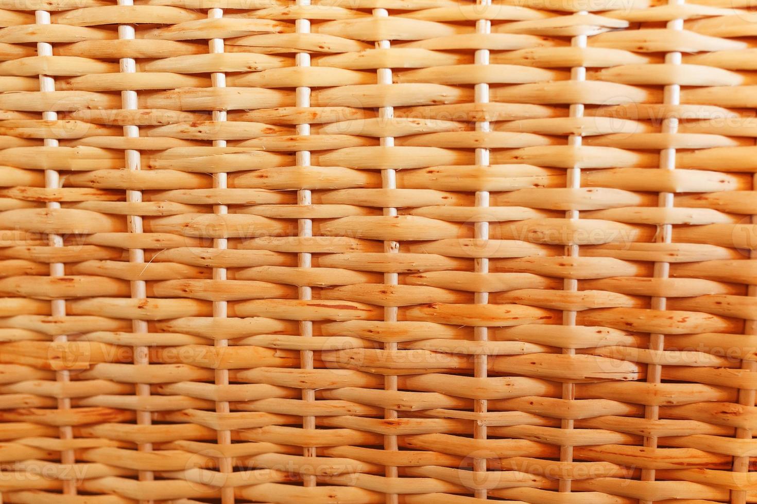 Texture of handmade wicker furniture, products and souvenirs at the street craft market. photo