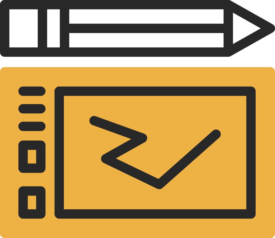 Graphic Tablet Vector Icon Design