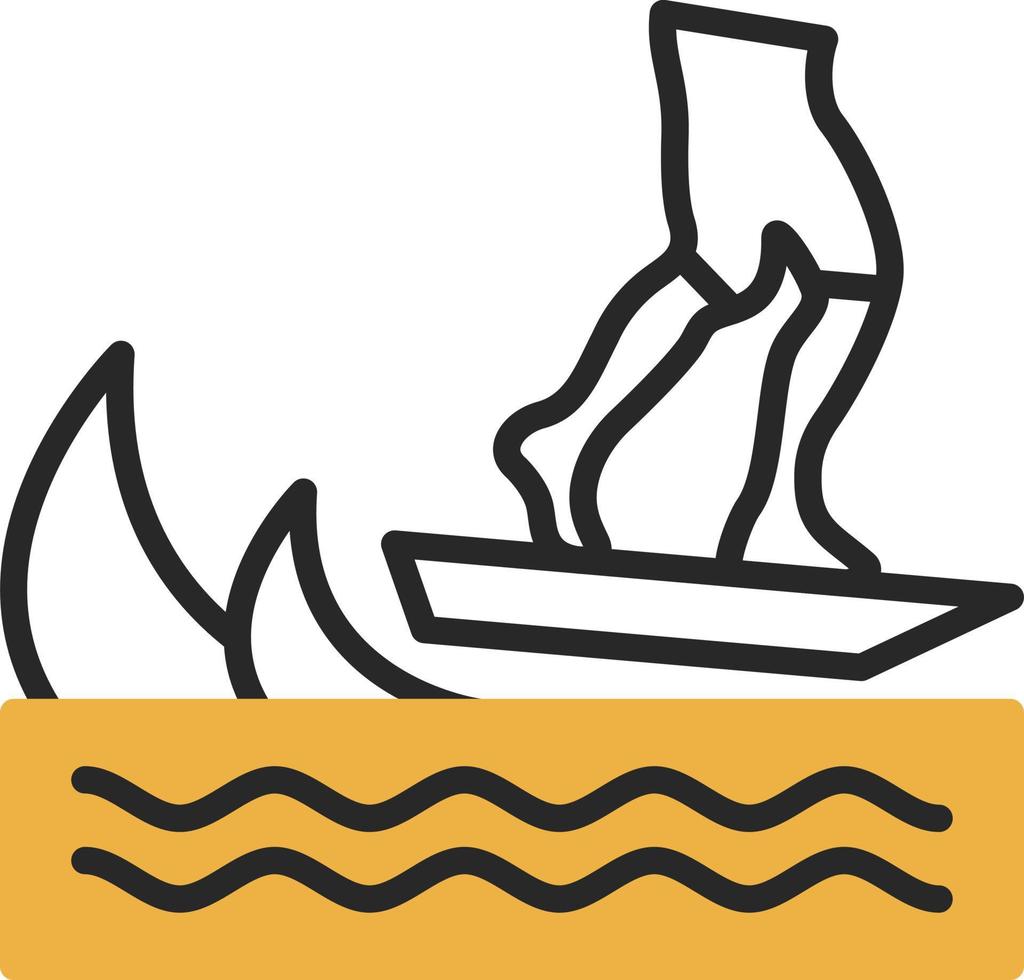 Skurfing Vector Icon Design