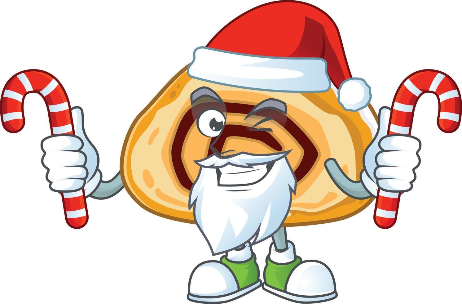 A cartoon character of swiss roll vector