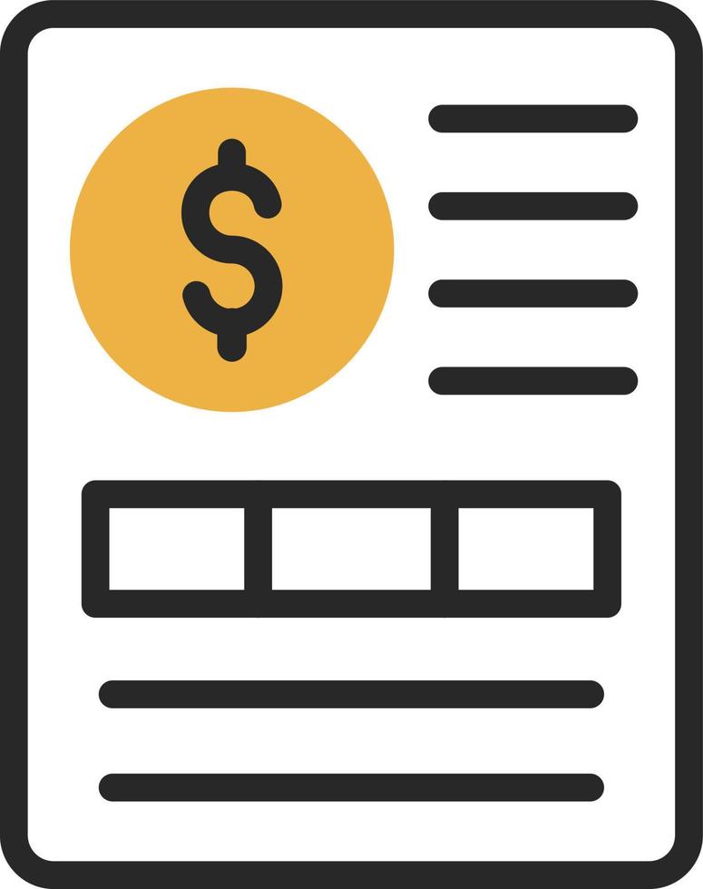 Invoice Vector Icon Design