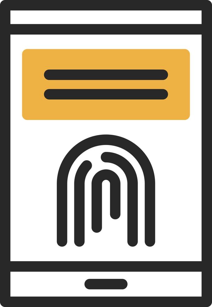Finger Print Vector Icon Design