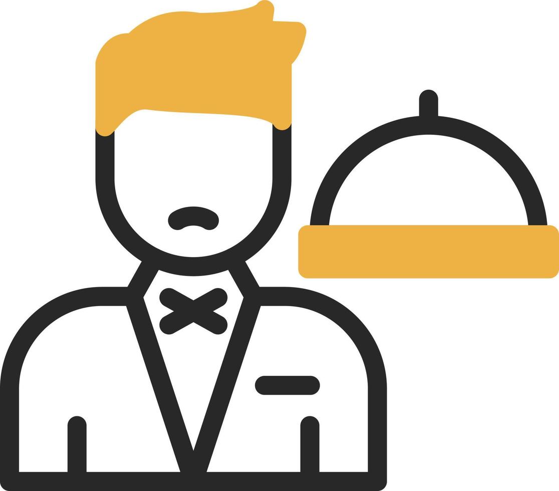 Waiter Vector Icon Design