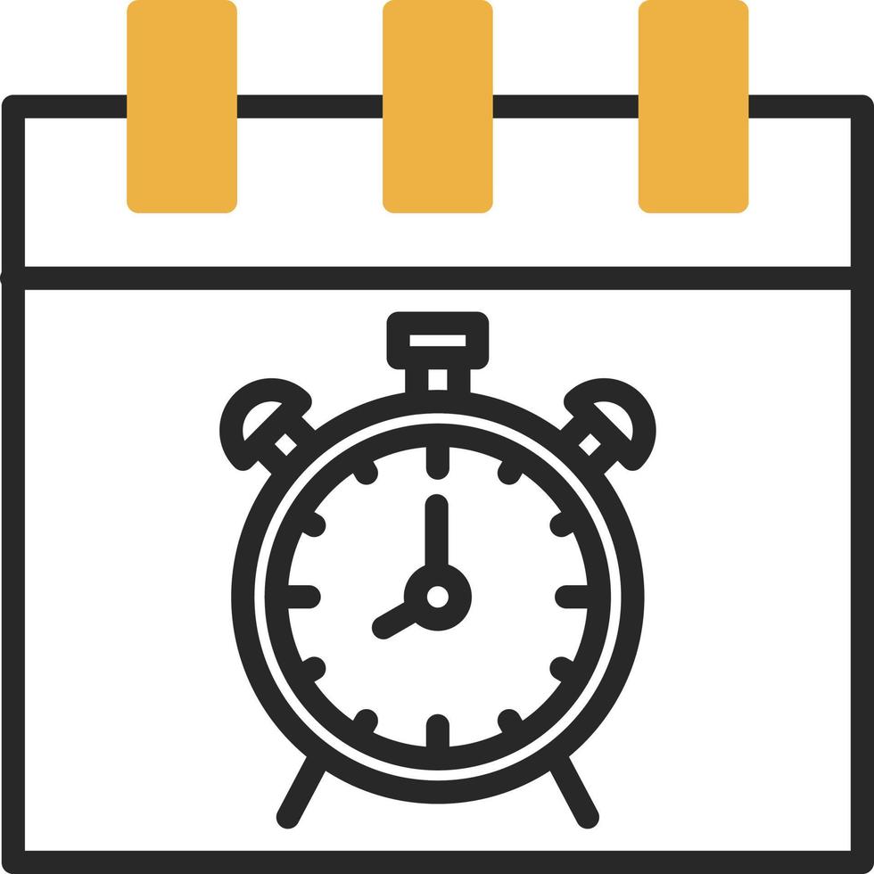 diseño de icono de vector de reloj de alarma