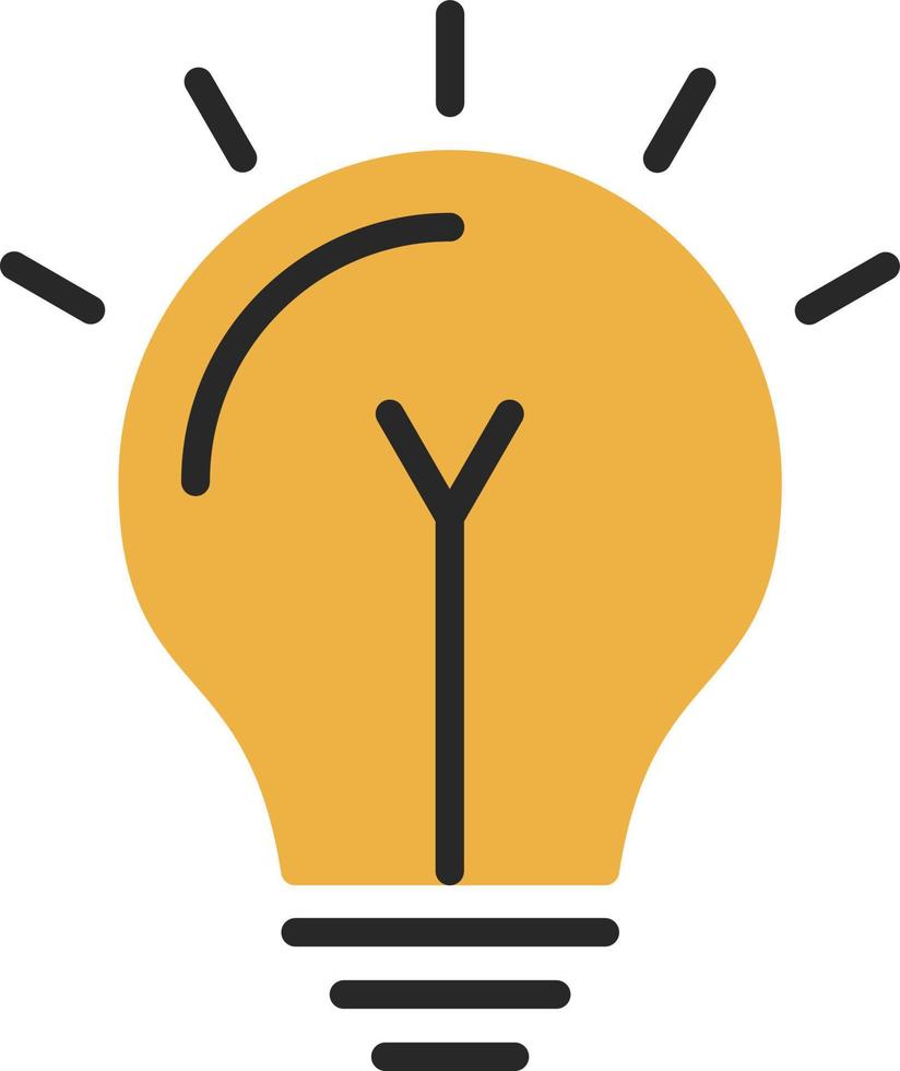 Light Bulb Vector Icon Design