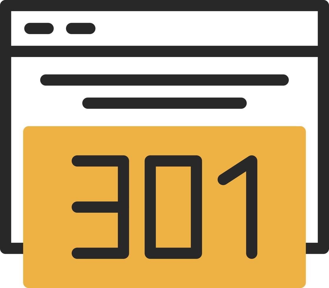 301 Redirect Vector Icon Design