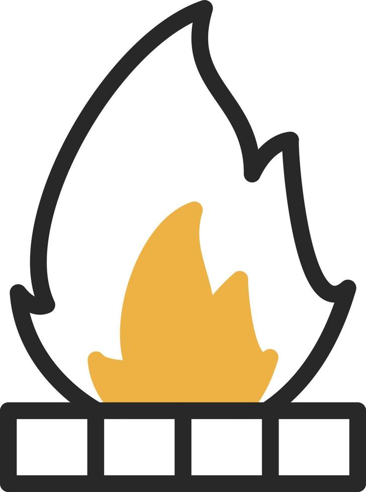 Bonfire Vector Icon Design