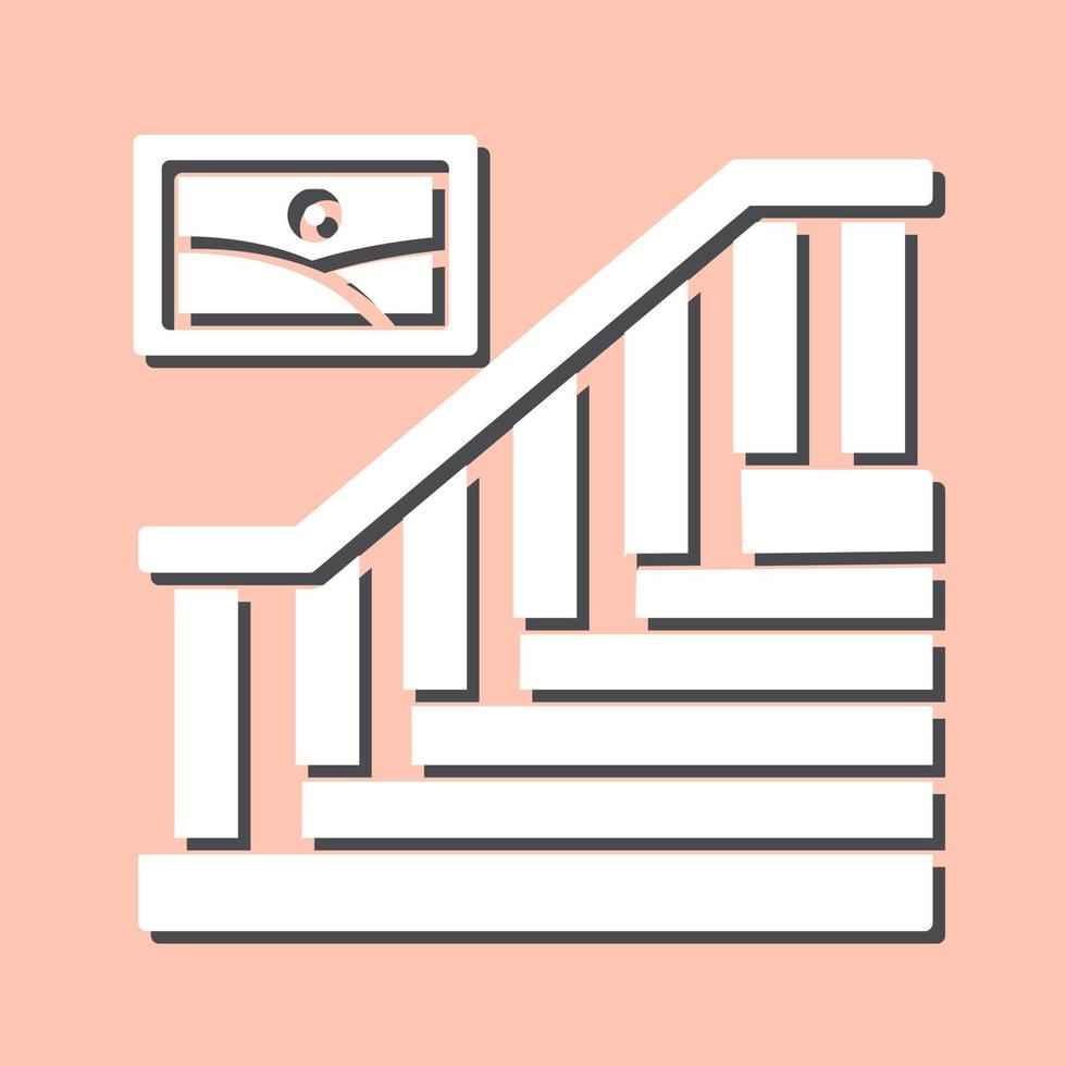 icono de vector de escalera